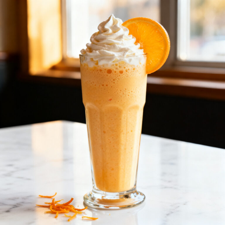 Orange Creamsicle Milkshake