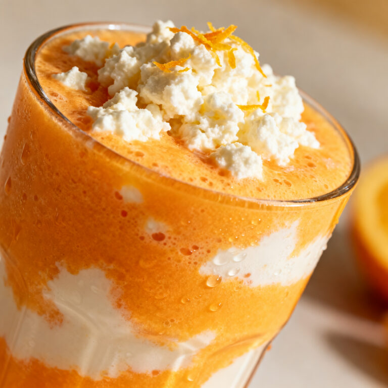 Cottage Cheese Creamsicle Protein Shake (High-Protein Summer Drink)