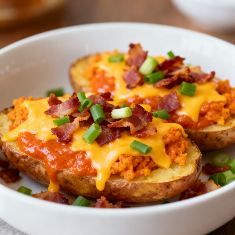 Loaded Sweet Chili Smashed Potato Skins