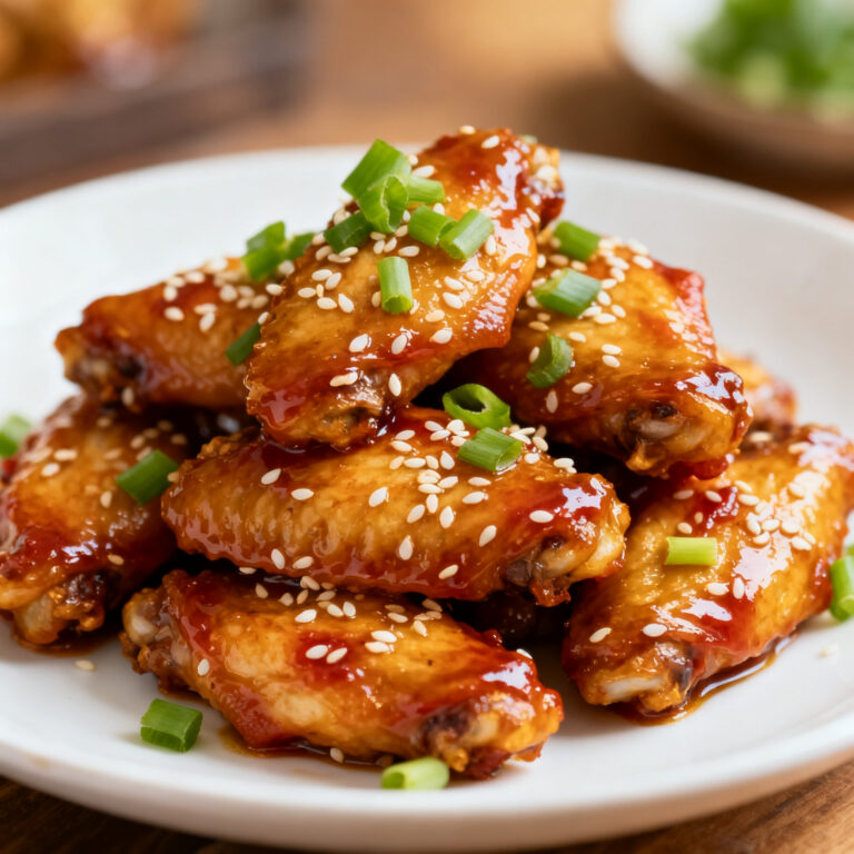 Sweet and Spicy Wings (Gochujang Hot Honey Lacquer)