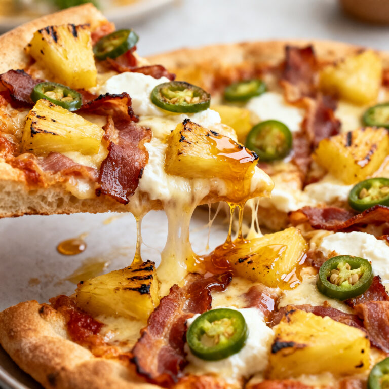Hawaiian Flatbread Recipe (The Char-Pineapple Fix for Soggy Crust)