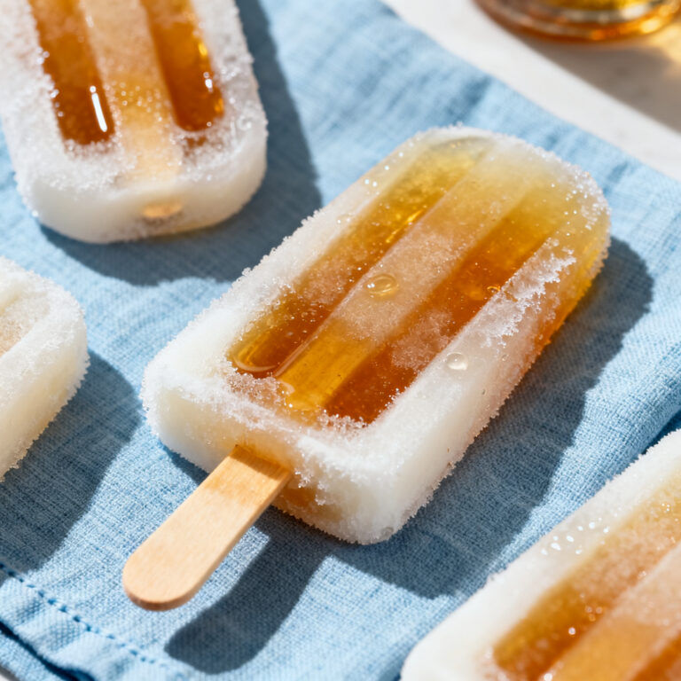 Whiskey Sour Popsicles (The Ratio That Actually Freezes)