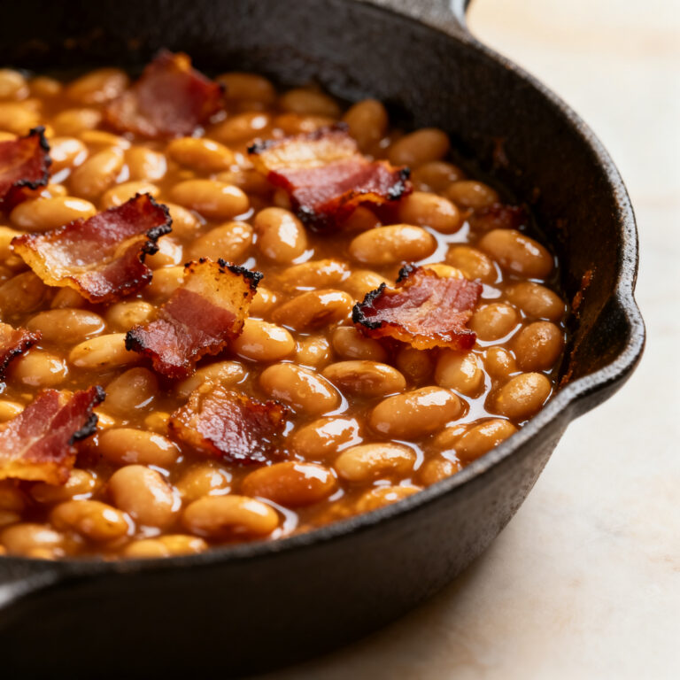 Smoky Maple Bacon Baked Beans for Your Labor Day Cookout