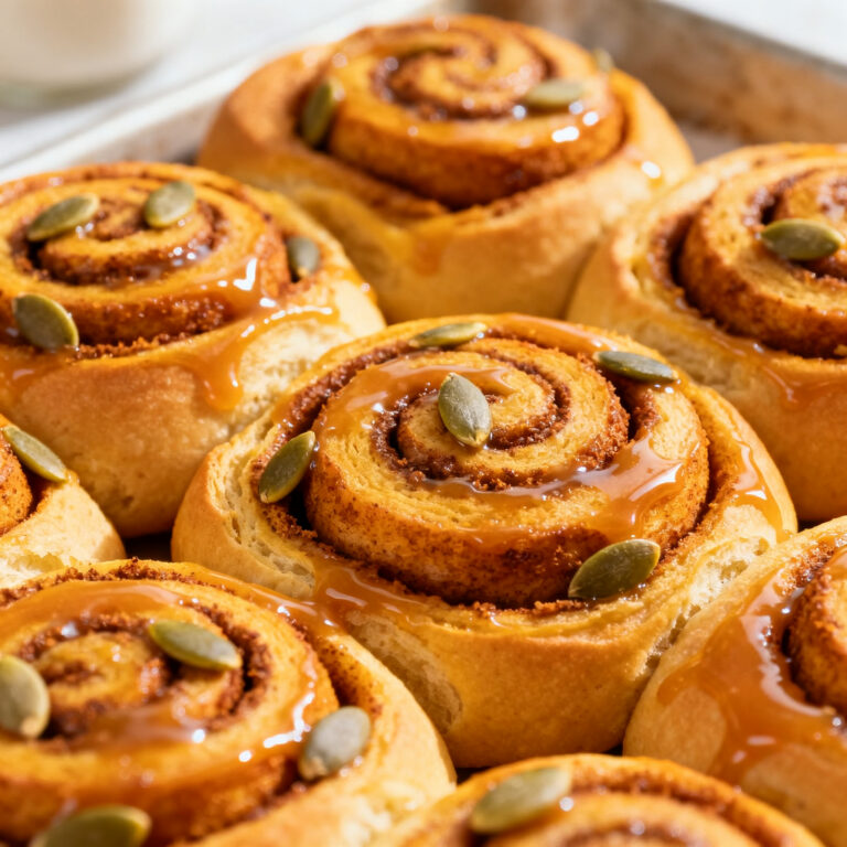 Pumpkin Spice Cinnamon Rolls (The Fix for Gummy Centers)