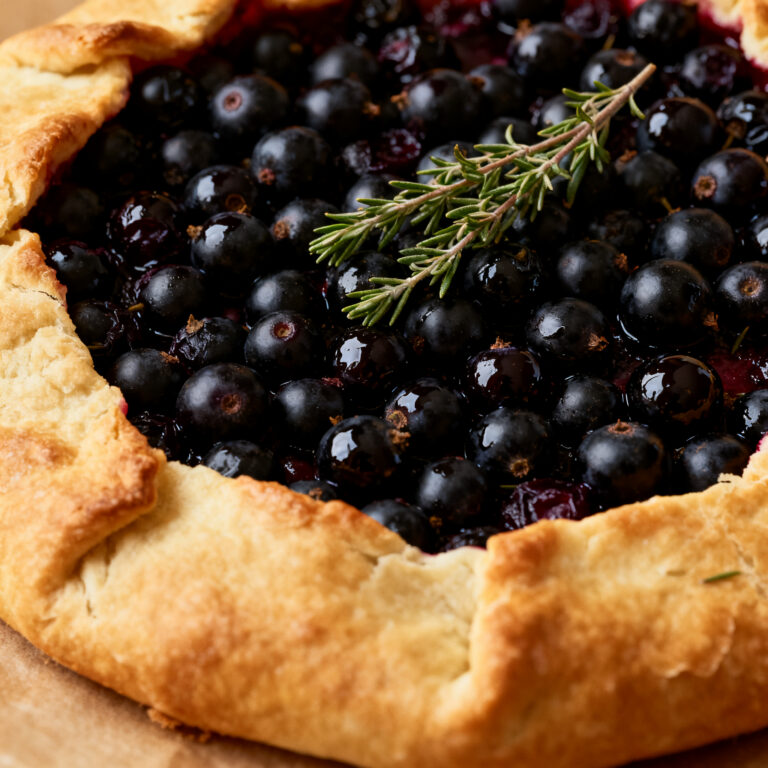 Black Currant & Thyme Galette (No Soggy Bottom)